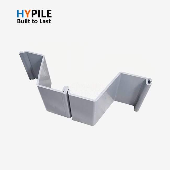 Z Type PVC Sheet Piles Vinyl Sheet Piles